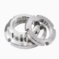 Locknut Bulat Berslot DIN 981 | Nat Kunci Galas Siri KM untuk Aci