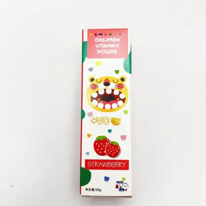 strawberry vitamin c kid mousse