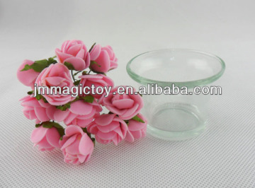 CNH02 DIY Transparent Glass Mosaic Candle Holder Plain