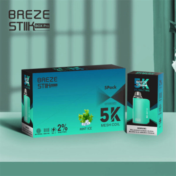 도매 Breze Stiik Box Pro 5000 민트 아이스