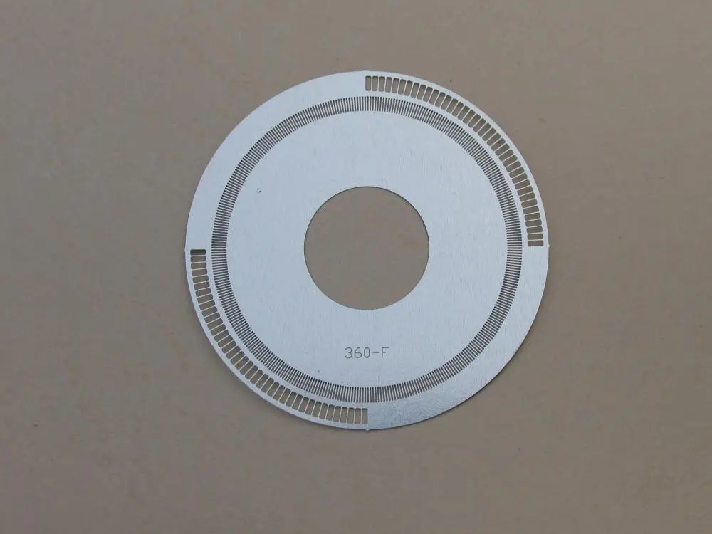 Customized Metal Etching Stainless Steel Encoder Disk