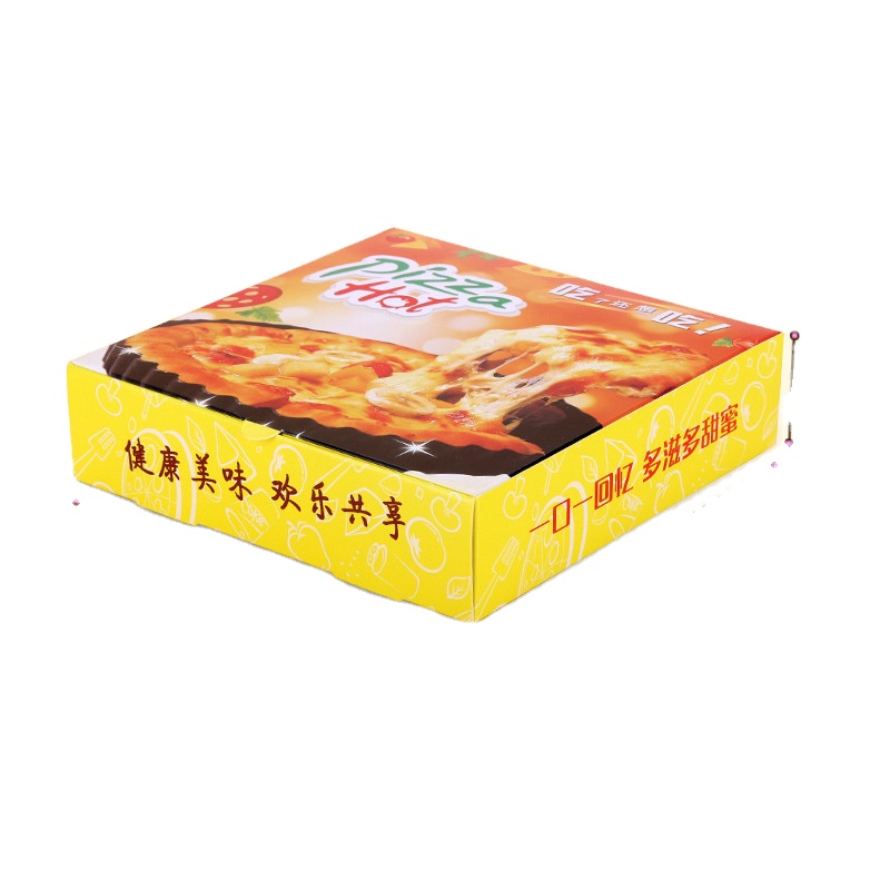 Customized Corrugated Paper Pizza Box for Food Packaging