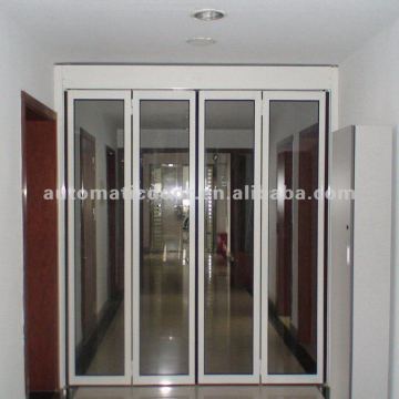 Space saving folding door