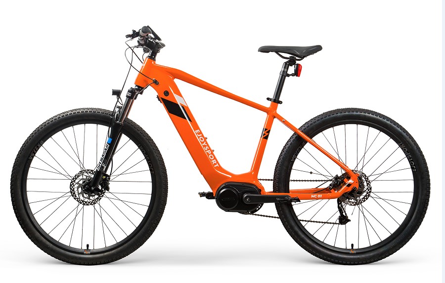 Orange Electric Bike 40 Mph