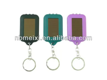 Solar LED Keychain mini led keychain hand crank Flashlight