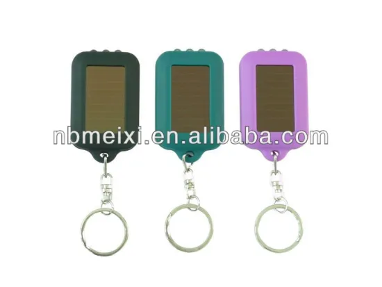 Solar LED Keychain mini led keychain hand crank Flashlight