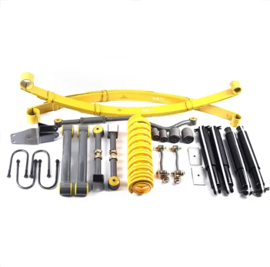 Lift Kit for Jeep XJ: 3" Lift, Shocks, Springs, and Rear Blocks