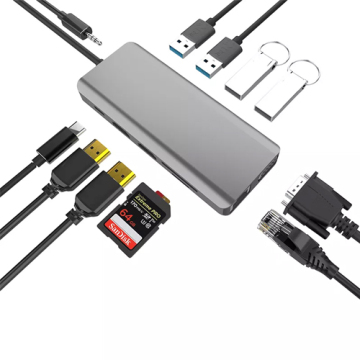 Hub USB 2.0 dla multiportowego adaptera USB