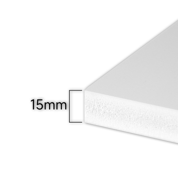 15mm White PVC Board: Lightweight, High-Density Material for Signage and Construction Applications