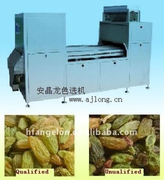 Raisins color sorting machine
