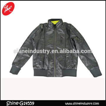 2015 new women leather jacket women short slim PU coat