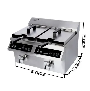 Industrial Cheap Electric Henny Penny Double Deep Pressure Fried Chicken Fryers Gas Single for Fish Commercial Ifbz8+8