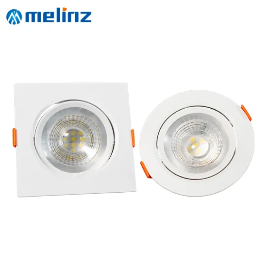 MELINZ Energy-Saving LED Spot Lighting: Adjustable Rotation Recessed SMD2835, Available in 3W to 12W