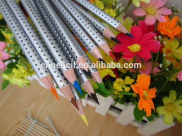 7\"12pcs Water color pencil in metal tube/ senior grade water color pencil with end dip