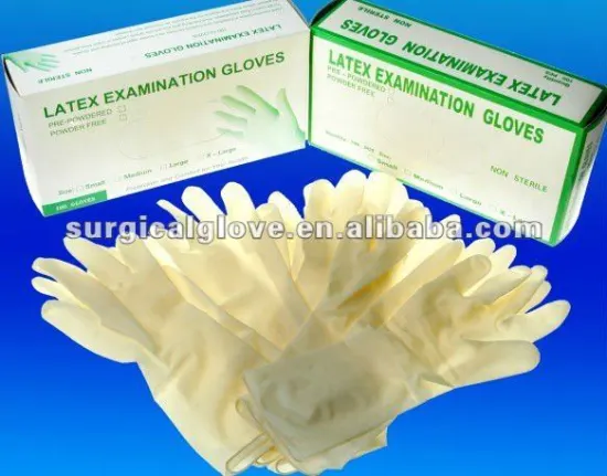 latex examination gloves China