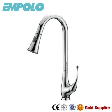 Antique Copper Kitchen Faucet,Brass Chrome Put Out Kitchen Sink Faucets Mixer Tap KM4002
