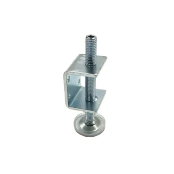 Adjustable Iron Plastic Articulated Cabinet Feet with Anti-Slip Pads