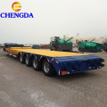 4 Axles 80 Ton Gooseneck Lowbed Trailer