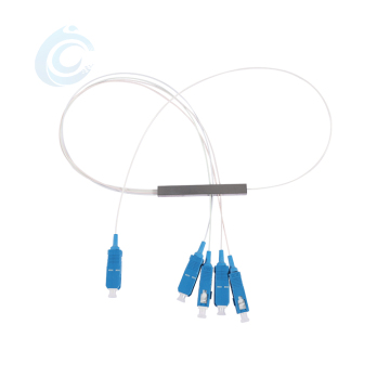 1x4 UPC Fiber Optical Splitter Mini Package: FC/SC/ST/LC Connectors