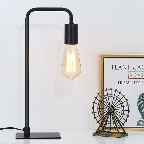 Industrial Bedside Table Lamp for Nightstand