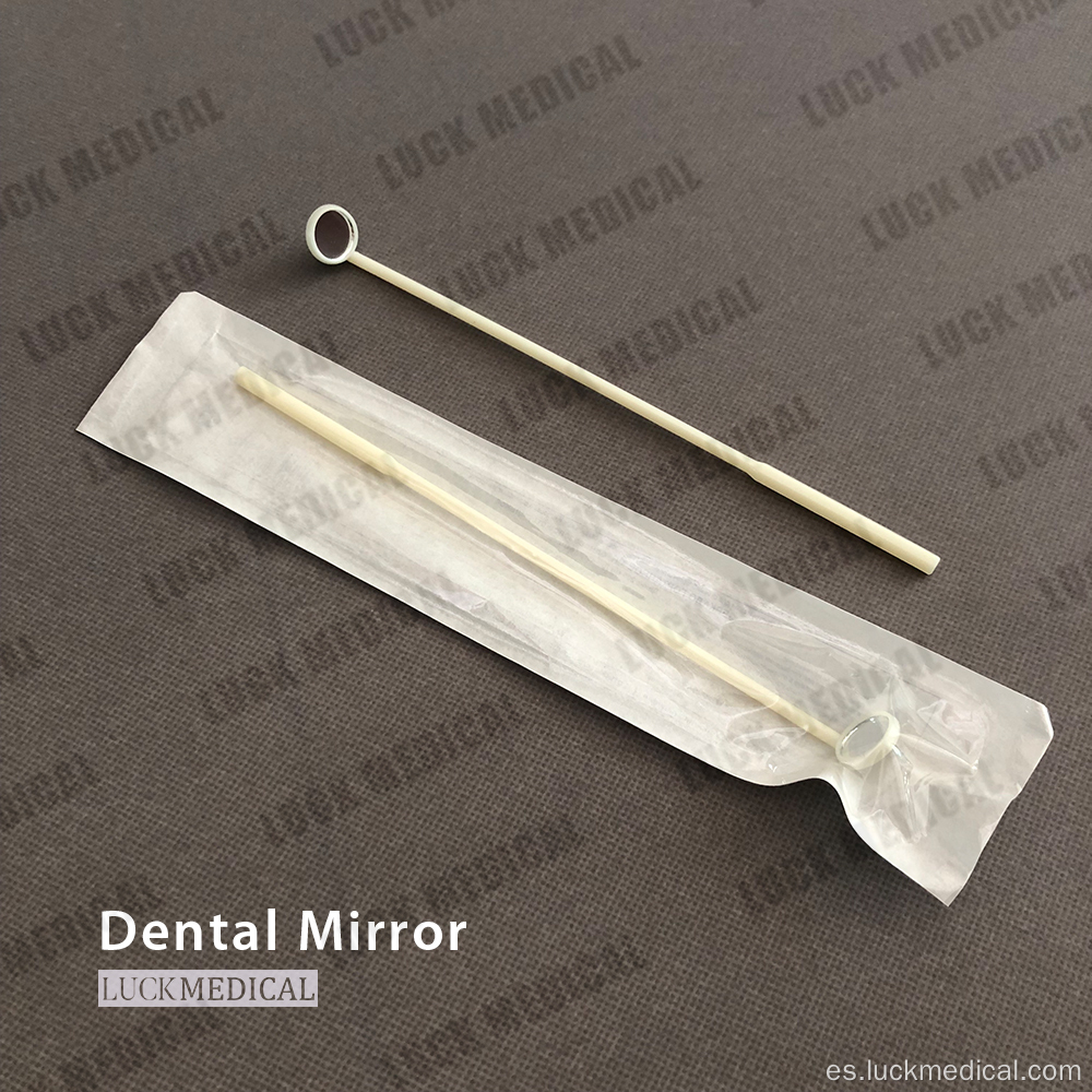 Espejo de dientes de espejo dental desechable