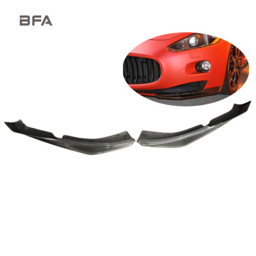 Maserati Granturismo GT GTS Carbon Fiber Front Bumper Corners and Spoiler Upgrades