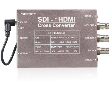 SEETEC 1080p SDI to HDMI Converter and Switch Splitter with 4K Support