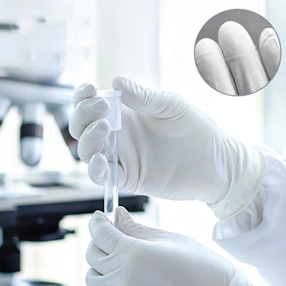 Large Size 6.0g Disposable Latex Gloves, Individual Packed
