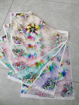 New Fashion Custom Dress Rayon Digital Print Fabric