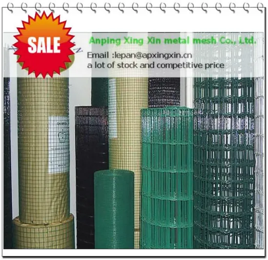 black vinyl coated wire mesh