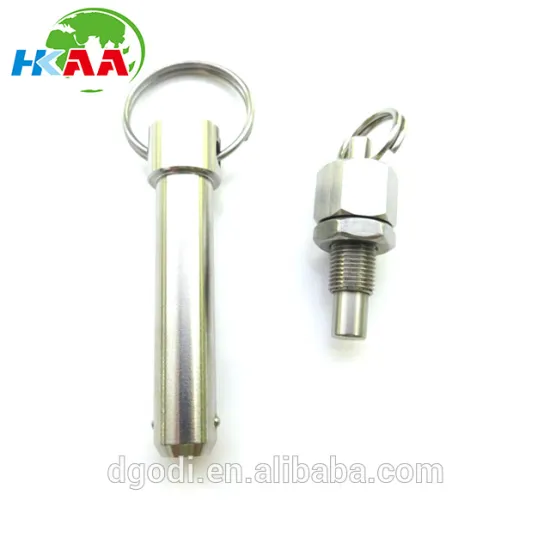 customized stainless steel ball plunger pin, spring loaded plunger