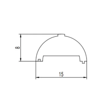 custom Robot part aluminum profile extrusion mold