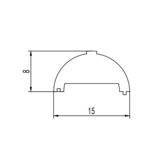 custom Robot part aluminum profile extrusion mold