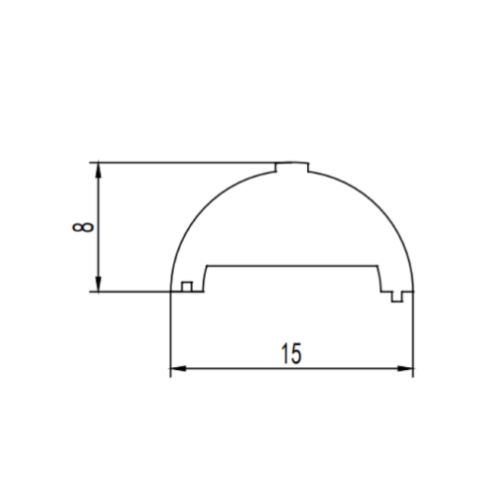 Molde de extrusión de perfil de aluminio personalizado