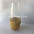 Hand Blown 8oz Stemless Flutes Champagne Glass