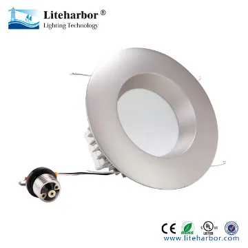 6\" dimmable led retrofit trim kit for recessed down light
