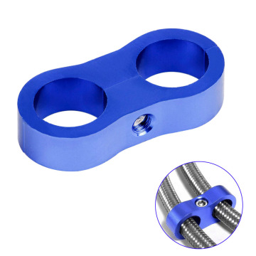 High-Quality Aluminum AN8 Fuel Hose Separator Clamp