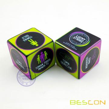 High Quality Custom CMYK Full Color Printing Dice