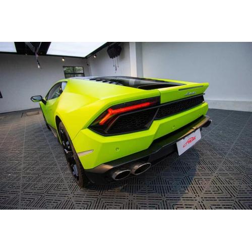 Satin Ultimate Flat Yellow Lime Car Wraps