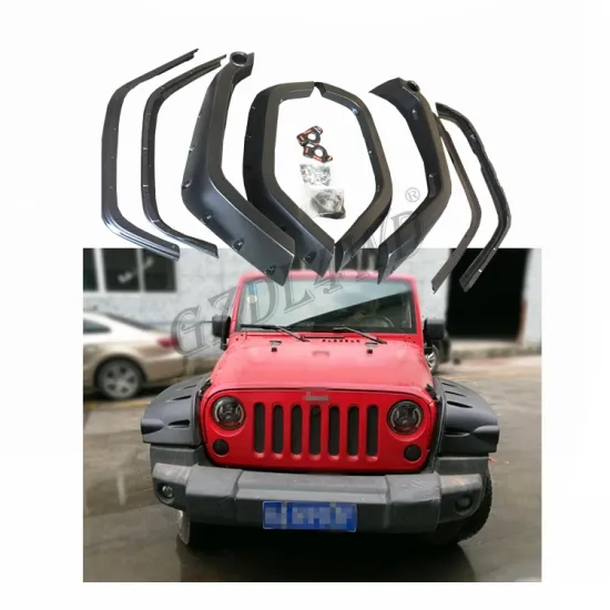 Pocket Style Wide Fender Flares for Wrangler JK 4 Doors 2007-2018