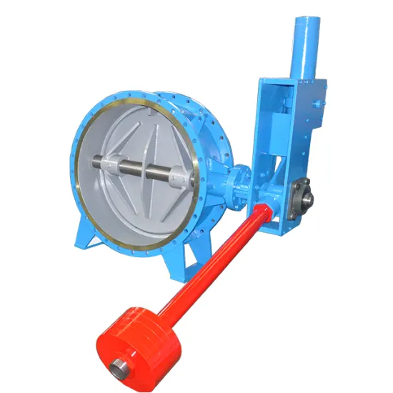 slow close hydraulic control check butterfly valve