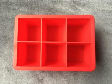 Stampi rettangolari in silicone a sei reticoli