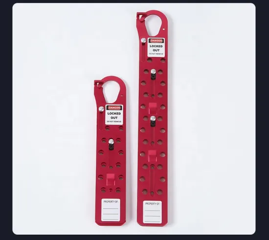 Aluminum Lockout Hasp with 12/24 Locks: Safety and Security Solution