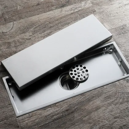 HIDEEP Bathroom Accessories 304 Stainless Steel Rectangular floor drain