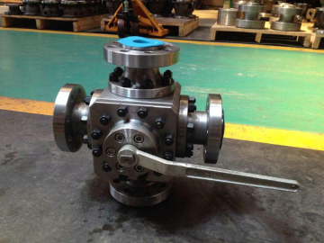 4-Way Floating Ball Valve