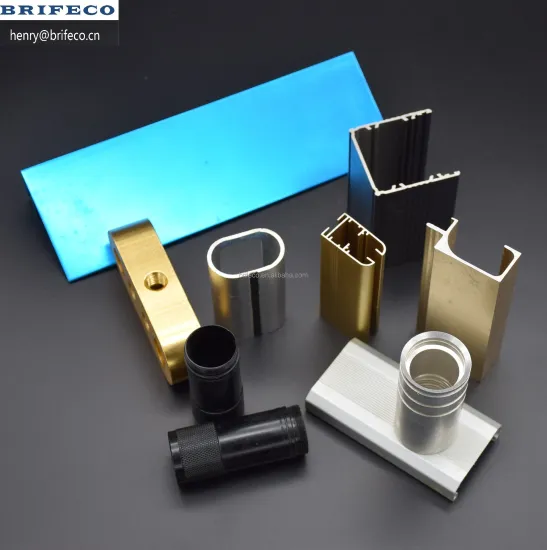 Anodized Extruded Aluminum Profiles in Various Colors