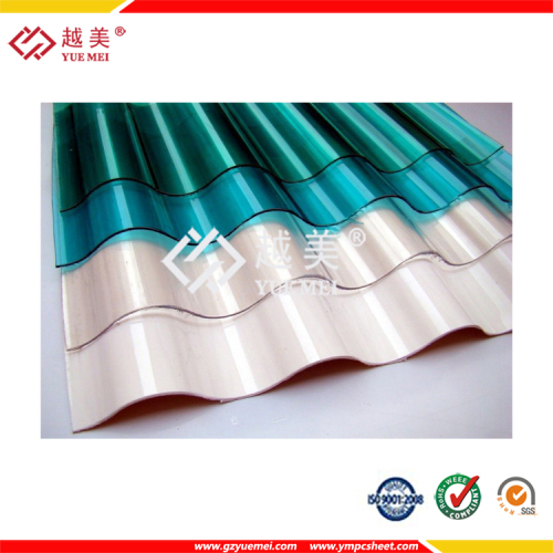 Lexan Polycarbonate Roof Material Corrugated Polycarbonate Sheet