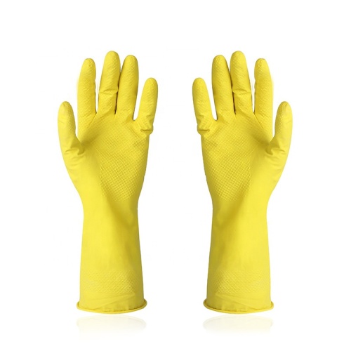 Latex Rubber Kitchen Dish washing Household Cleaning gloves