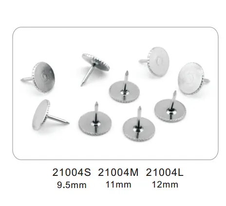 21004 metal drawing pins with 3 sizes