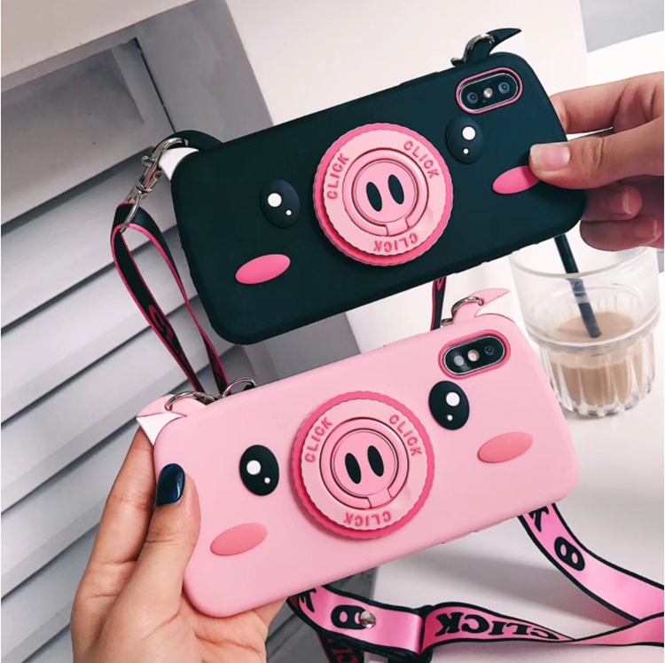 Silicone phone case bag